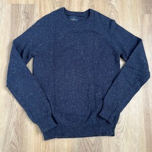 American Eagle Outfitters Dark Blue Crewneck Sweater